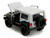 2007 Jeep Wrangler Gray and Black with Blue and White Stripes with Extra Wheels Just Trucks Series 1/24 Diecast Model Car Jada 34194