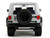 2007 Jeep Wrangler Gray and Black with Blue and White Stripes with Extra Wheels Just Trucks Series 1/24 Diecast Model Car Jada 34194
