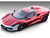 2021 Touring Superleggera Arese RH95 Red Metallic with White Accents Mythos Series Limited Edition to 80 pieces Worldwide 1/18 Model Car Tecnomodel TM18-268B