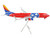 Boeing 737 800 Commercial Aircraft Southwest Airlines Tennessee One Tennessee Flag Livery Gemini 200 Series 1/200 Diecast Model Airplane GeminiJets G2SWA1011