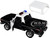 1978 Ford Bronco Police Car Unmarked Black and White Law Enforcement and Public Service Series 1/24 Diecast Model Car Motormax 76983bw