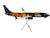 Boeing 737 900ER Commercial Aircraft with Flaps Down Alaska Airlines Our Commitment Black with Graphics Gemini 200 Series 1/200 Diecast Model Airplane GeminiJets G2ASA1016F