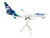 Boeing 737 700BDSF Commercial Aircraft Alaska Air Cargo White with Blue Tail Gemini 200 Series 1/200 Diecast Model Airplane GeminiJets G2ASA1019