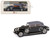 1933 37 Mercedes Benz 290 W18 Lang Cabriolet D Top Up Black with Gray Top Limited Edition to 250 pieces Worldwide 1/43 Model Car Esval Models EMEU43043D