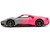 2017 Ford GT Gray Metallic and Pink Gradient Pink Slips Series 1/32 Diecast Model Car Jada 34851