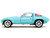 1966 Chevrolet Corvette Light Blue with Pink Tinted Windows Pink Slips Series 1/32 Diecast Model Car Jada 34852