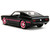 1969 Ford Mustang Black Metallic with Pink Stripes and Wheels Pink Slips Series 1/32 Diecast Model Car Jada 34853