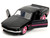 1969 Ford Mustang Black Metallic with Pink Stripes and Wheels Pink Slips Series 1/32 Diecast Model Car Jada 34853