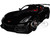 2019 Chevrolet Corvette C7 ZR1 Black with Carbon Top 1/18 Model Car Autoart 71276