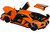 Lamborghini Aventador SVJ Arancio Atlas Pearl Orange 1/18 Model Car Autoart 79218