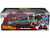 DeLorean Brushed Metal Time Machine Train Wheel Version with Lights Back to the Future Part III 1990 Movie Hollywood Rides Series 1/24 Diecast Model Car Jada 34996