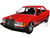Mercedes Benz 190 E 2 6 Red 1/24 Diecast Model Car Bburago 21103rd