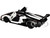 Lamborghini Essenza SCV12 #63 White and Black Squadra Corse Race Series 1/24 Diecast Model Car Bburago 28023