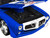 1972 Pontiac Firebird #72 Blue with White Stripe Chevron Bigtime Muscle Series 1/24 Diecast Model Car Jada 35026