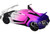 Lykan Hypersport White Pink and Purple Gradient Pink Slips Series 1/24 Diecast Model Car Jada 35058