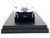 McLaren Elva Convertible White with Carbon and Red Stripes 1/64 Diecast Model Car LCD Models LCD64022BW