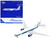 Boeing 777F Commercial Aircraft AirBridgeCargo White with Blue Stripes 1/400 Diecast Model Airplane GeminiJets GJ1949