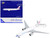 Boeing 777F Commercial Aircraft China Airlines Cargo White with Purple Stripes and Tail 1/400 Diecast Model Airplane GeminiJets GJ1984