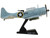 Douglas SBD 3 Dauntless Aircraft 4 1S 13 United States Navy 1/87 Diecast Model Airplane Postage Stamp PS5563-1