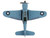 Douglas SBD 3 Dauntless Aircraft Lt Richard Best United States Navy 1/87 Diecast Model Airplane Postage Stamp PS5563-2