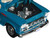 1957 Chevrolet 3100 Stepside Pickup Truck Teal Metallic Timeless Legends Series 1/24 Diecast Model Car Motormax 79381t