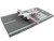 Boeing B 17 Flying Fortress Bomber Aircraft Silver Metallic United States Army Air Force with Runway Section Diecast Model Airplane Runway24 RW035
