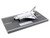 NASA Endeavour Space Shuttle White United States with Runway Section Diecast Model Airplane Runway24 RW005