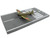 Mitsubishi A6M Zero Fighter Aircraft Green Imperial Japanese Navy Air Service with Runway Section Diecast Model Airplane Runway24 RW165