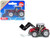 Massey Ferguson Tractor with Front Loader Red with Silver Top Diecast Model Siku SK1484
