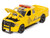 Ram 1500 Pickup Truck Yellow with Compressor Trailer and Worker Figure with Accessories Set 1/50 Diecast Models Siku 3505