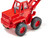 Kramer 411 Wheel Loader Red with White Top 1/50 Diecast Model Siku SK3563