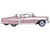 1958 Chevrolet Impala Sport Cay Coral Pink Metallic with White Top 1/87 HO Scale Diecast Model Car Oxford Diecast 87CIS58001