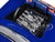 1957 Chevrolet Corvette Dark Blue with Flame Graphics and White Interior Bigtime Muscle Series 1/24 Diecast Model Car Jada 35031