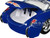 1957 Chevrolet Corvette Dark Blue with Flame Graphics and White Interior Bigtime Muscle Series 1/24 Diecast Model Car Jada 35031