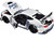 2024 Ford Mustang Dark House White with Mustang Horse Graphics Bigtime Muscle Series 1/24 Diecast Model Car Jada 35279
