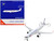 Airbus A321neo Commercial Aircraft Ural Airlines White with Blue Tail 1/400 Diecast Model Airplane GeminiJets GJ2195