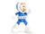 Ice Man 4 Moveable Figure with Accessories and Alternate Head and Hands Mega Man 1987 Video Game Model Jada 34223