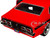 1971 Mercury Comet GT Red with Black Stripes Forgotten Classics Series 1/24 Diecast Model Car Motormax 79047R