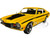 1971 Mercury Comet GT Yellow with Black Stripes Forgotten Classics Series 1/24 Diecast Model Car Motormax 79047Y