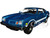 1974 Chevrolet Vega GT Blue Metallic with White Stripes Forgotten Classics Series 1/24 Diecast Model Car Motormax 79048BL