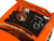 1974 Chevrolet Vega GT Orange Metallic with White Stripes Forgotten Classics Series 1/24 Diecast Model Car Motormax 79048OR