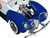 1940 Ford Sedan Delivery Light Blue and White Gulf Oil Gulfpride Gulf Die Cast Collection 1/24 Diecast Model Car Motormax 79661GULF
