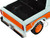 1978 Ford Bronco Light Blue and Orange Gulf Oil Gulf Die Cast Collection 1/24 Diecast Model Car Motormax 79662GULF