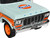1978 Ford Bronco Light Blue and Orange Gulf Oil Gulf Die Cast Collection 1/24 Diecast Model Car Motormax 79662GULF
