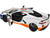 2020 Chevrolet Corvette C8 #52 White and Light Blue with Stripes Gulf Oil Gulf Die Cast Collection 1/24 Diecast Model Car Motormax 79664GULF