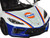 2020 Chevrolet Corvette C8 #52 White and Light Blue with Stripes Gulf Oil Gulf Die Cast Collection 1/24 Diecast Model Car Motormax 79664GULF