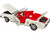 1964 1 2 Ford Mustang Convertible White with Red Interior James Bond 007 Goldfinger 1964 Movie James Bond Collection Series 1/18 Diecast Model Car Motormax 79833JB