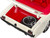 1964 1 2 Ford Mustang Convertible White with Red Interior James Bond 007 Goldfinger 1964 Movie James Bond Collection Series 1/18 Diecast Model Car Motormax 79833JB