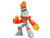 Fire Man 5 5 Moveable Figure with Accessories and Alternate Head and Hands Mega Man 1987 Video Game Model Jada 34222