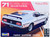 Level 4 Model Kit 1971 Ford Mustang Boss 351 1/25 Scale Model Revell 14512